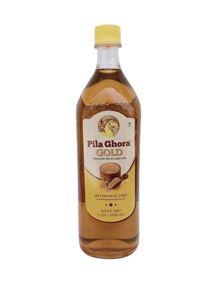 Pila Ghora Gold Yellow Mustard Oil -पिला घोड़ा येलो सरसों तेल